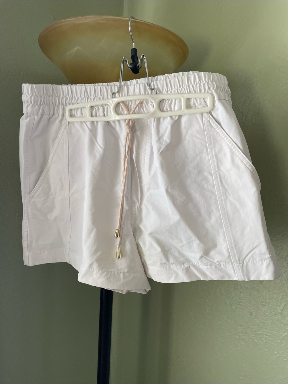 J. Crew Womens Paddle Short Swim Drawstring Pockets White M - Picture 4 of 8